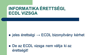 ecdl erettsegi